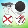 Wakeman Camp Table - Outdoor Folding Table with Cupholders and Carrying Bag for Camping by Outdoors 75-CMP1078
